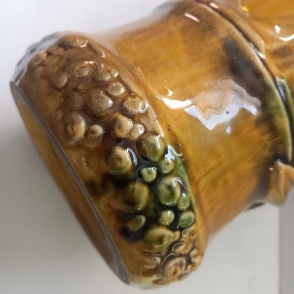 Vintage Samoa Brody Vase Bamboo Root End N-333 Mid Century Modern Japan Ceramic - Picture 8 of 10